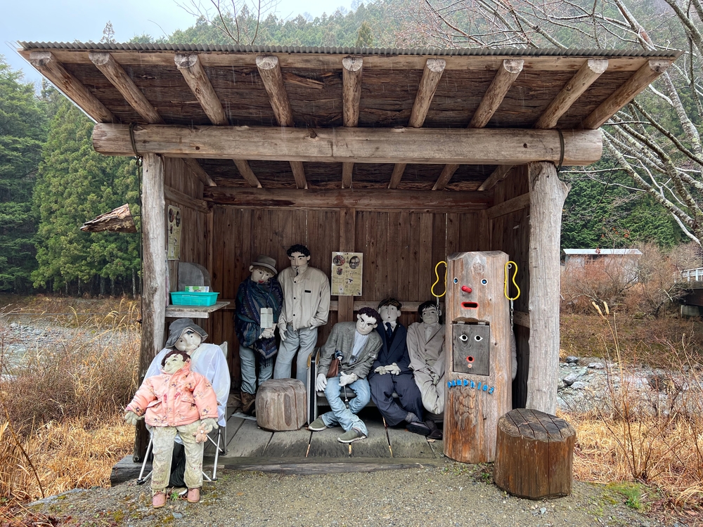Puppets replacing people in Higashi Iya town
